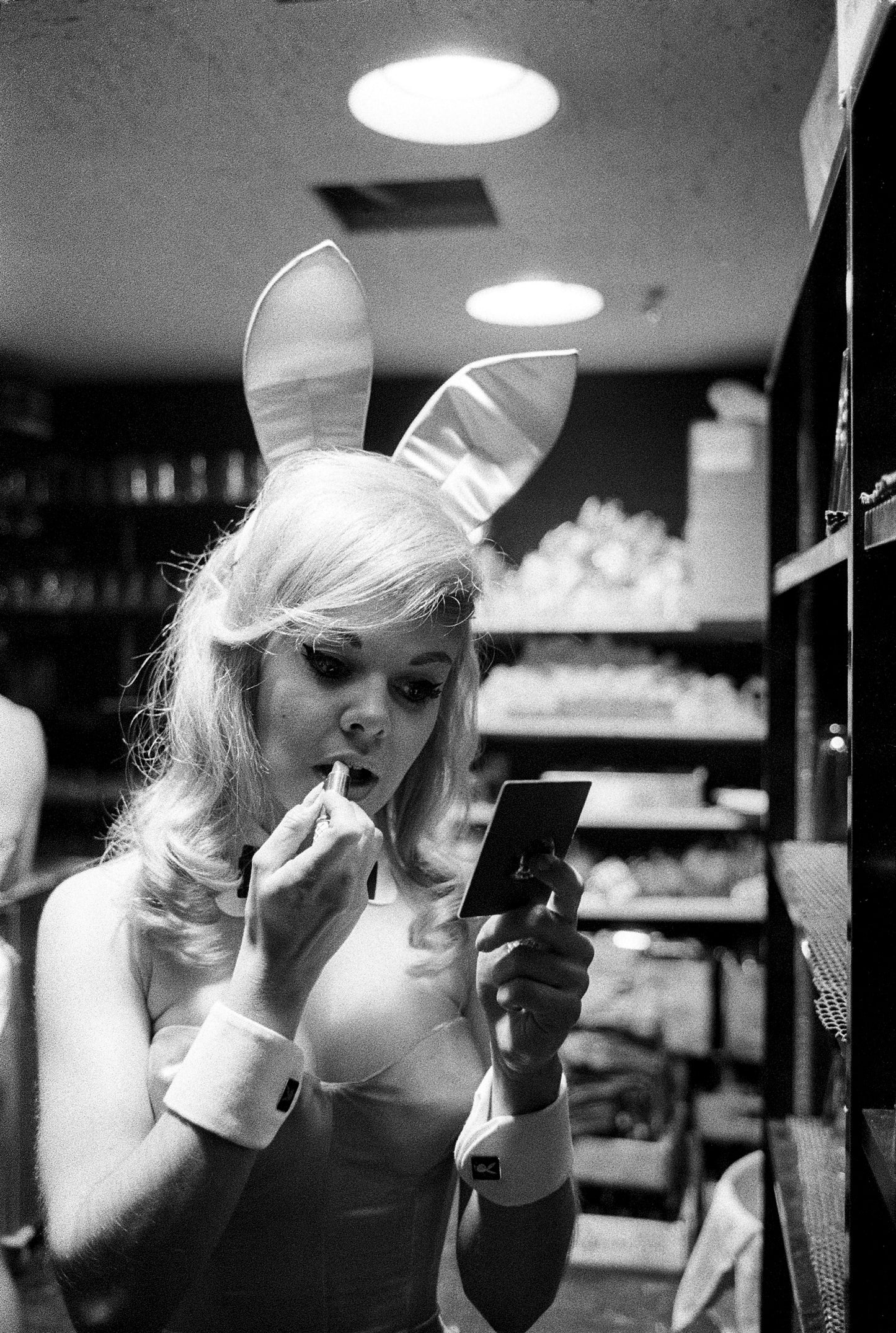 Bunny at the Playboy Club, Park Lane, London, 1966 - 'Make Up'