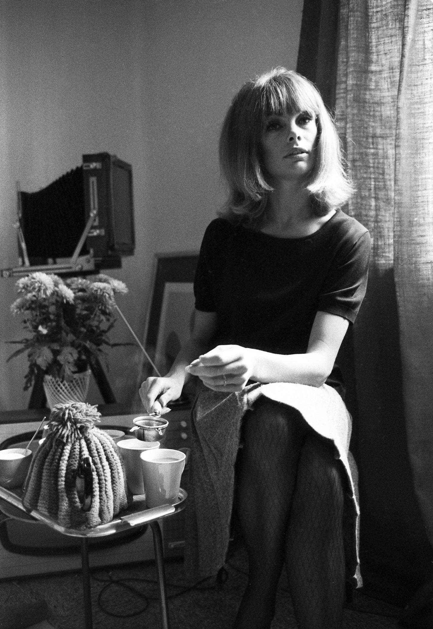 Jean Shrimpton at Home, 1963 - 'Tea'